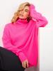 042 AliExpress Amazon transfronterizo suéter europeo y americano otoño e invierno suelto popular suéter de cuello alto para mujer