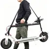 Juego de Puño de Manillar Plegable para Bicicleta y Correa de Hombro, Manillar Portátil de Doble Propósito, Accesorios de Viaje y Transporte para Patinete Eléctrico