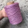 Venda Direta da Fábrica Fio Iridescente Oco com Fio de Ouro e Prata DIY Crochê Tricô à Mão Cabeça de Ursinho de Pelúcia Acessório de Cabeça Leidezhuzhu