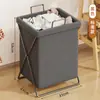 Cesta de Ropa Sucia con Tapa, Cesta de Lavandería Plegable para el Hogar, Gran Capacidad, Baño, Restaurante de Hot Pot, Cesta de Almacenamiento de Ropa, Cesta de Lavandería para Baño