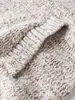 Cárdigan de punto casual de lana multicolor con doble cremallera para mujer, nuevo estilo otoño/invierno 2026, top petite y juvenil