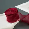 Cinta de Hilo de Borde Liso Cola de Pez Flor para Bolsa Material Decoración de Borde para Hornear Pasteles de Cumpleaños Cinta Arte Floral
