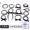 Cuerda para la cabeza, estilo coreano, pequeña, fresca, sencilla, con personalidad, banda de goma para el cabello, cuerda para el cabello, bola para cola de caballo para adultos, anillo para el cabello, tocado