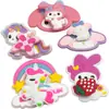 Amostra em estoque do popular moinho de vento giratório My Little Pony, patches de borracha PVC para bolsas e malas de meninas