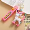 Llavero Colgante Dibujo Animado Creativo Transfronterizo Familia de Pikachu y Eevee Accesorios para Llavero de Bolsa de Coche Venta al por Mayor