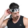 Turbante Absorbe Sudor Deportivo Camuflaje para Hombre Cinturón para el Cabello de Tenis Running Cinturón de Sudoración para Exteriores para Mujer Guía de Sudoración Secado Rápido Cinturón Antitranspirante