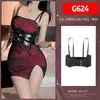 Nuevo estilo vestido de malla con tirantes de doble capa para discoteca, ajustado a la cadera, diseño cuidadoso, temperamento, vestido para salir de noche, capa base ajustada, camisón con tirantes
