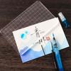 Kit de tarjetas de teñido creativo, tablero acrílico, marcador de tinta de color, juego de herramientas de teñido de tinta para principiantes pintado a mano, gotero
