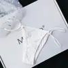 Tanga sexy de tiras finas Ropa interior de algodón mini tanga sexy deportiva de una pieza para mujer damas sexys