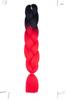 Nueva versión de trenza grande [doble color] Trenza africana sucia peluca trenza cola de caballo fibra química seda de alta temperatura color trenza grande