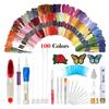 Kit de Bordado con Aguja Poke Selección Premium Aro de Bambú para Bordado con Aguja Poke Juego Completo Bordado Hecho a Mano DIY Juego Completo