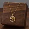 Comercio Exterior de Amazon Venta Caliente Collar de Acero de Titanio Temperamento Femenino Circonita Microincrustada Personalidad Cadena para Clavícula de Alto Sentido Colección Joyería