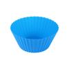 En stock Molde de silicona para pastel de tamaño pequeño de 7 cm, molde de taza Marfen de silicona, fácil de desmoldar, pastel de gasa, se puede cocinar al vapor y hornear