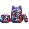 Nueva Mochila Escolar de Dibujos Animados Kpop Sudamericana de Comercio Exterior Set de Tres Piezas Mochila Ultra Ligera Impermeable