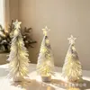Set de tres piezas de pino y cedro flocado con luces Decoraciones de Navidad Regalos de Navidad al por mayor