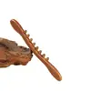 Palo de Masaje de Sándalo Dragón y Fénix con Nueve Bolas, Rascador de Meridianos de la Espalda, Palo de Masaje Universal para Espalda, Columna Cervical y Cuerpo Entero
