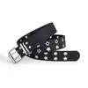 Cinto Estilo Novo com Fivela de Estrela de Duas Fileiras para Mulheres, Versátil de Verão, Estilo Coreano, Casual, Personalidade, Moda Y2K