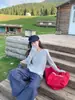 Nuevo Suéter de Punto Otoño Invierno Gris Manga Larga Capa Base para Mujer Suéter de Cuello Otoño Invierno Color Albaricoque
