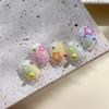 Adesivos de Unha Estrela Macaron Pontos Tendência Decalques Coloridos Vazados para Unhas Decoração Doce Fofa Venda por Atacado