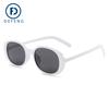 Gafas de sol marca Tide de Corea del Sur para mujer, montura ovalada, blanco y tostado, ins2021 Caperucita Roja recomienda Defeng 2924