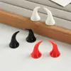 Novos acessórios de cabelo para cosplay de Halloween, cantos pontudos de diabinho, material para joias DIY, tiara, grampos de cabelo com cantos pontudos vermelhos