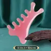 Peine de Masaje Multifuncional de Resina Terapia de Cabeza de Pulpo Masajeador Facial Palo Trazador de Puntos de Acupuntura Tabla Raspadora de Meridianos