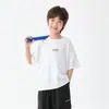 La nueva colección de verano de ropa infantil de Haimei: Camisetas ligeras de manga corta para niños, con tejido Sorona refrescante, y tops de manga corta para niños