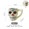 Quemador de Incienso Cerámico Personalizado Transfronterizo de Halloween Gato Negro Calabaza Calavera Estufa para Derretir Cera Decoración Festiva Adorno de Incienso