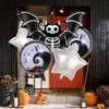 Conjunto de Cinco Peças Temático de Halloween Transfronteiriço Combinação de Balões de Folha de Alumínio Lata de Hélio Cheia Pode Flutuar Balão de Ar Suprimentos para Atmosfera de Festa