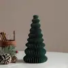 Árbol de Navidad de Papel Transfronterizo Adornos de Oficina Adornos de Escritorio para el Hogar Árbol de Navidad Set de Decoración Navideña Navidad