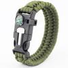 Equipamento de camping esportes ao ar livre Pulseira corda de guarda-chuva multifuncional Pulseira Pulseira de Sobrevivência atacado