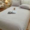 Sábana de Algodón Lavado Pieza Única Color Sólido Dormitorio Estudiantil Cama Individual Sábana 2023 Sábana Tatami Funda de Edredón Verano