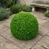 Tapa de registro decorativa de planta verde para exteriores, bola de planta verde artificial, bola de césped decorativa, oculta imperfecciones, es resistente al sol y antioxidante