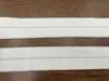 Cinta elástica de bies con rayas horizontales de 2 cm para chaquetas de plumas, Cinta elástica con patrón de tanque, Banda elástica plegada con hilo