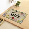 Tapete de puerta lindo tapete de baño tapete de cocina sala de estar alfombra Amazon deletrea mucho suministro en stock una generación de cabello