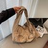 Bolso Bandolera para Mujer, Bolso Plegado de Cordón de Gama Alta Versátil Ligero Acolchado, Bolso Tote Cruzado, Bolso de Mujer, Mochila Dulce para Estudiante