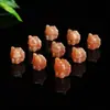 Ai Yu Luna Naranja Natural Zorro de Nueve Colas Accesorios Tallado en Cristal Accesorios para Joyería DIY Venta al por Mayor S60604010