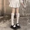 Medias de encaje Lolita de longitud media para primavera y verano, estilo princesa Lolita, estilo japonés, medias de Cauchy dulces, medias Jk para mujer