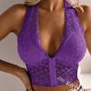 En Stock Moda Europea y Americana Cómodo Tallas Grandes Hermosa Espalda Sujetador de Encaje Sujetador Push-Up Sujetador con Cierre Frontal Lencería Sexy