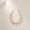 Joyería Transfronteriza Europea y Americana, Pulsera Retro Simple de Cristal Dorado Retorcido de Moda Versátil Estilo Ins Venta al por Mayor en Stock