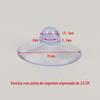 Ventosa de cogumelo pontiaguda espessa de 35 mm ventosa de cerca ventosa para banquinho de banho ventosa de PVC transparente ventosa a vácuo fábrica de origem