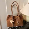 Bolso de axila para mujer transfronterizo 2026 nuevo otoño vintage tote bag simple gran capacidad bolso de mano para commuting bolso de hombro