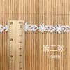 Encaje Poliéster Seda Encaje en Stock Cadena para Clavícula Joyería Código de Barras Flor de Cuatro Hojas Pequeña Bordado Ropa Infantil Encaje Hueco