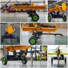 Exportado para a Rússia Máquina Portátil de Rachar Lenha, Pequeno Rachador de Madeira Agrícola, Fabricante de Máquina Totalmente Automática para Rachar Lenha