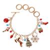 Conjunto DIY de Árvore de Natal Amazônica Transfronteiriça Floco de Neve Rena Pulseira Enfeites Atacado Edição Limitada de Natal