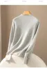 Suéter de Cachemira Cuello Alto Medio Puro Versátil Moda Casual Base Fina Imitación Cachemira Gris Oscuro Mujer Simple Negro