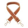Nueva correa de hombro ancha de 3,8 cm con diseño de laberinto, accesorios para bolsos, correa decorativa, correa cruzada ajustable para el hombro, correa larga con borde cruzado