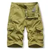 Pantalones Cargo de Primavera Estilo Americano para Hombre 2026, Pantalones Cortos Teñidos en Prenda de Tallas Grandes Transfronterizos en Stock