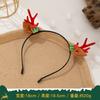 Chifres de Natal Headband Ano Novo Natal Bonito Reunindo Chifres Boneco de Neve Headwear de Férias Transfronteiriças