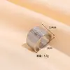 Europa e Estados Unidos mais vendidos anel simples exagerado de aço titânio dedo indicador anel geométrico retrô anel de casamento masculino e feminino fabricantes atacado